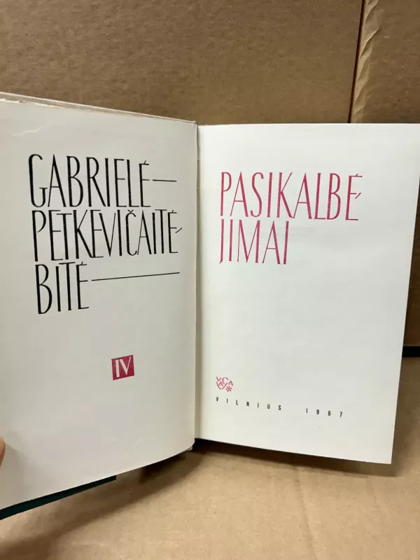 Pasikalbėjimai - Gabrielė Petkevičaitė-Bitė, knyga 3