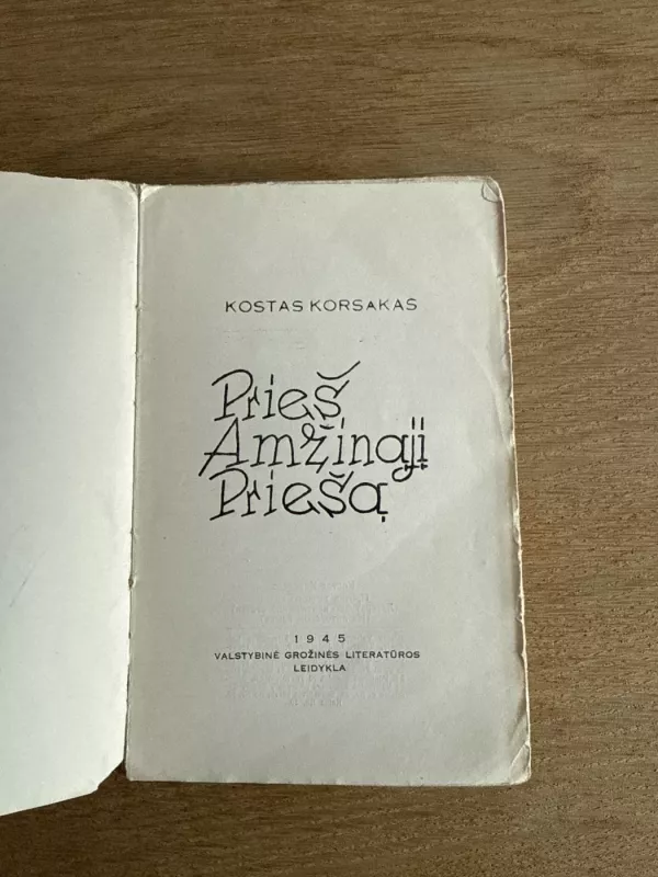 Prieš amžinąjį priešą - Kostas Korsakas, knyga 3