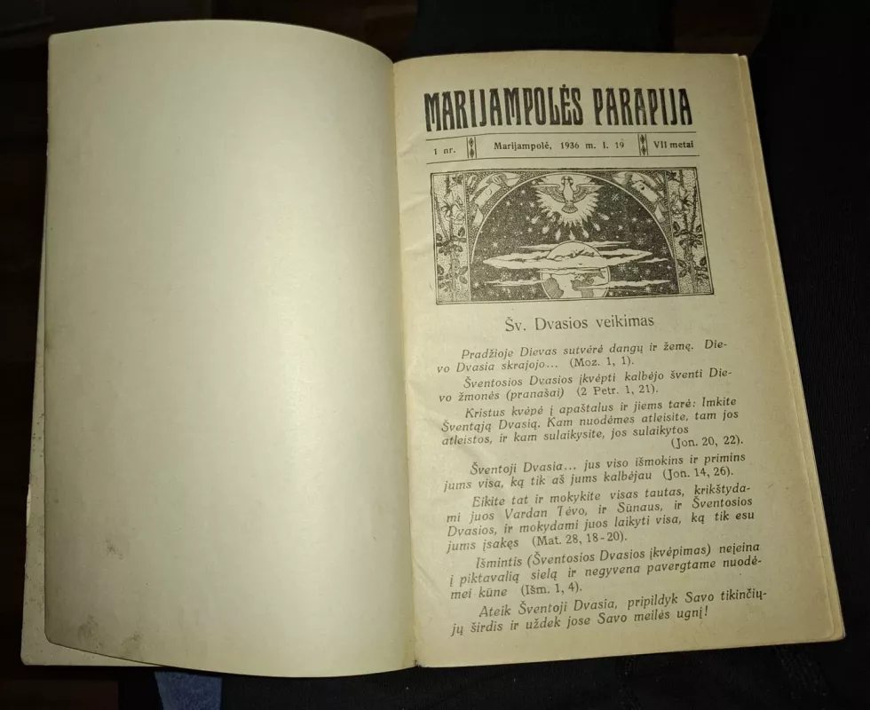 Marijampolės Parapija. 1-13 nr. VII metal Marijampolė, 1-13 nr., 1936 m. - kun. J.Stakauskas, knyga 2