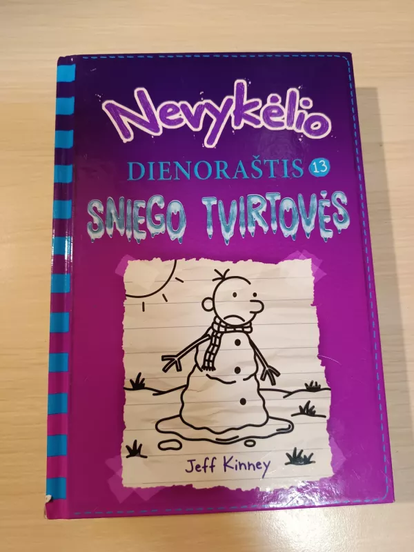 Nevykėlio dienoraštis 13. Sniego tvirtovės - Jeff Kinney, knyga 2