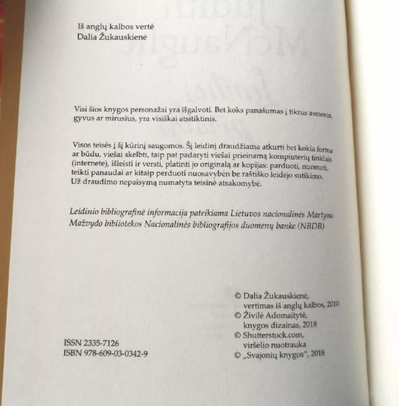 Lemties piršlys - Judith McNaugth, knyga 5