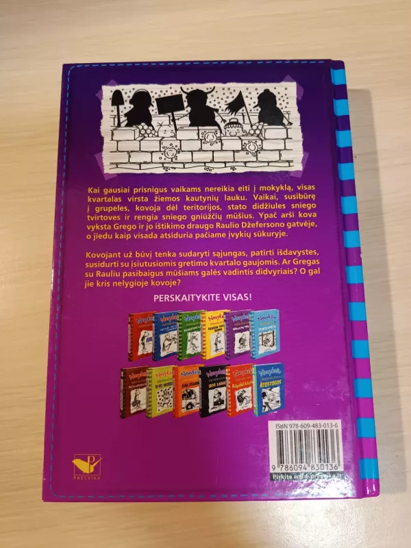 Nevykėlio dienoraštis 13. Sniego tvirtovės - Jeff Kinney, knyga 3