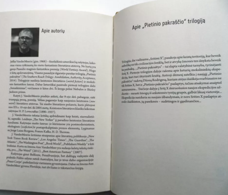 Sunaikinimas - Jeff Vandermeer, knyga 5