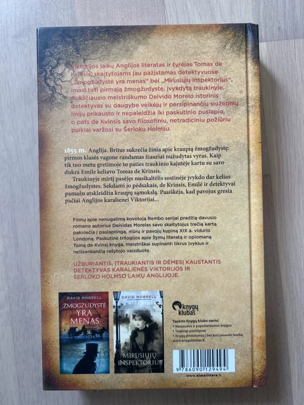 Nakties Valdovas - David Morrell, knyga 4