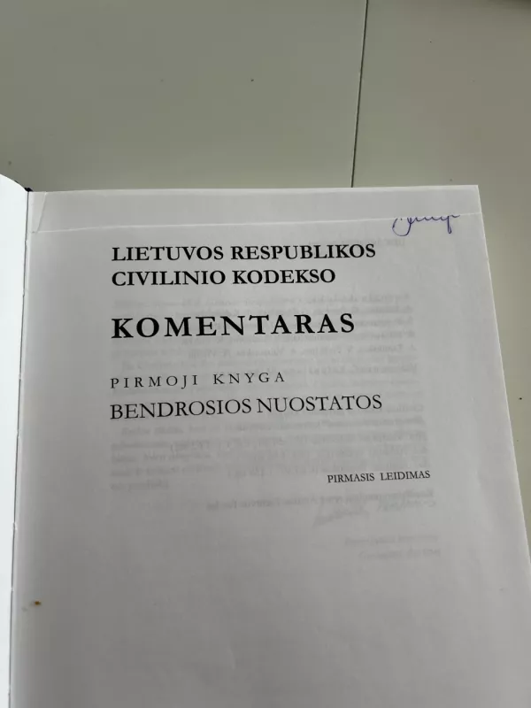 Lietuvos Respublikos civilinio kodekso komentaras. Pirmoji knyga. Bendrosios nustatos - Autorių Kolektyvas, knyga 3