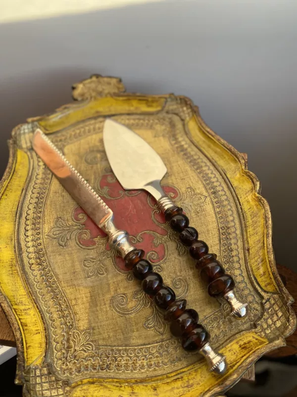 Torto pjaustymo rinkinys: peilis ir mentelė - , namai ir interjeras 4