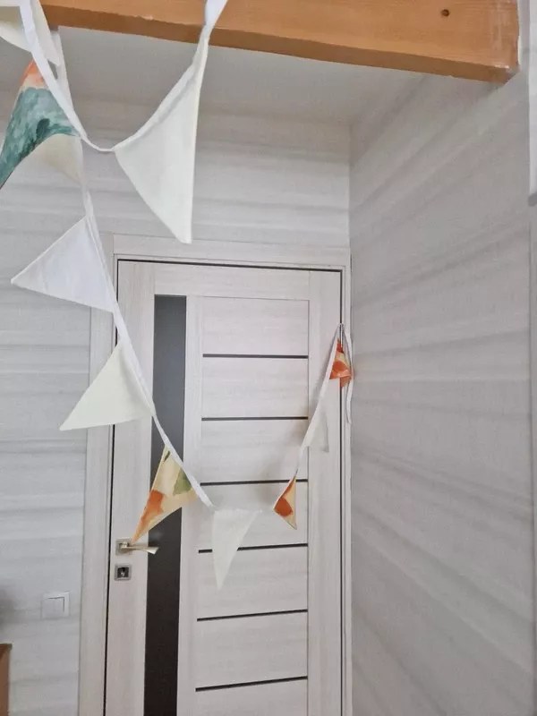 Rankų darbo vėliavėlių girlianda "geltona" - , namai ir interjeras 2