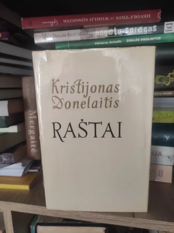 Kristijonas Donelaitis Raštai ir kt,knygos - Kristijonas Donelaitis, knyga 2