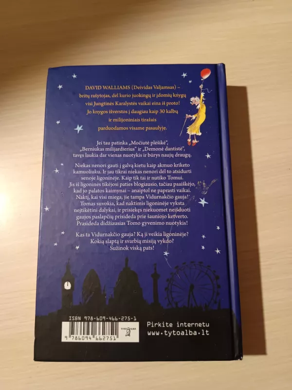 Vidurnakčio gauja - David Walliams, knyga 4