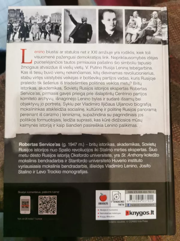 Prieš Vladimirą Putiną ir Josifą Staliną buvo... LENINAS - Robert Service, knyga 5