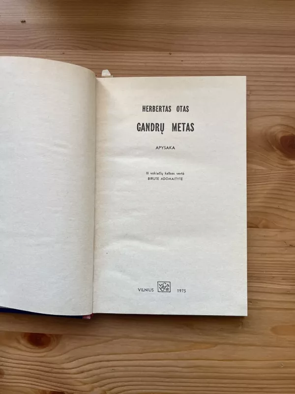 Gandrų metas - Herbertas Otas, knyga 3