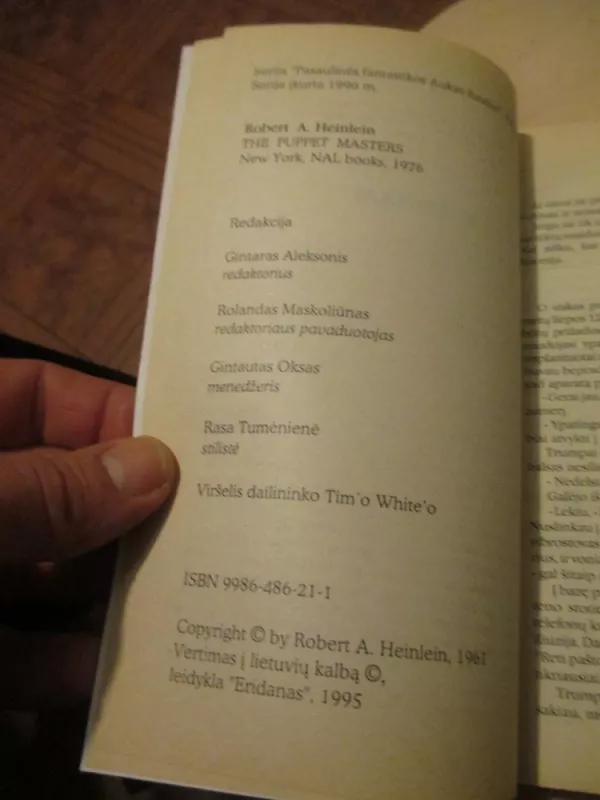Lėlininkai. 27 - Robert A. Heinlein, knyga 5