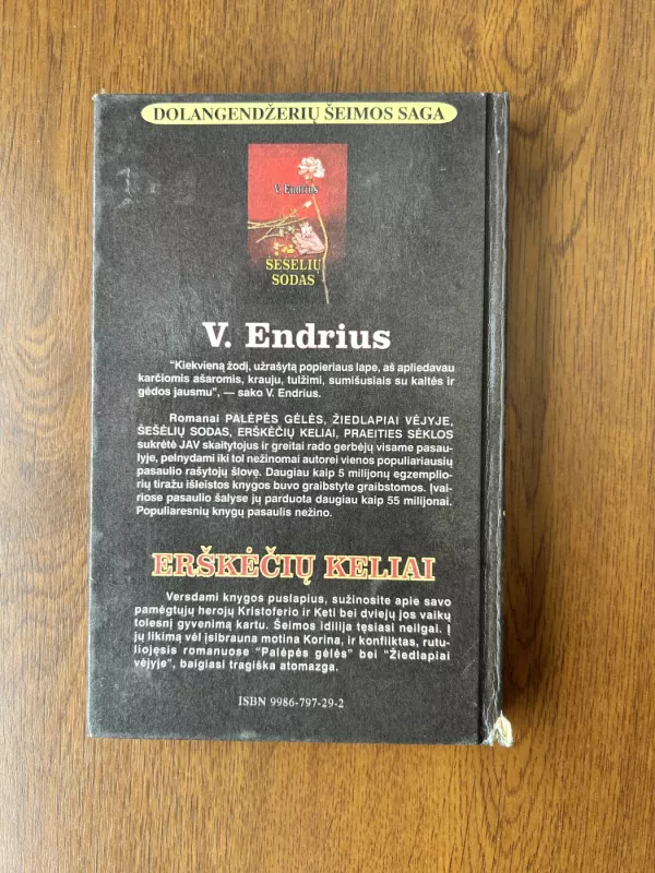 Erškėčių keliai - V. C. Endrius, knyga 3