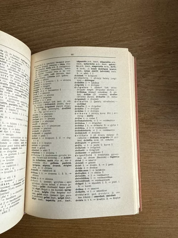 Sinonimų žodynas - Antanas Lyberis, knyga 4