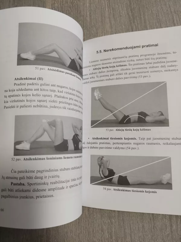 Stuburo stabilizavimo pratimai nugaros skausmo valdymas - Vilma Dudonienė, knyga 5