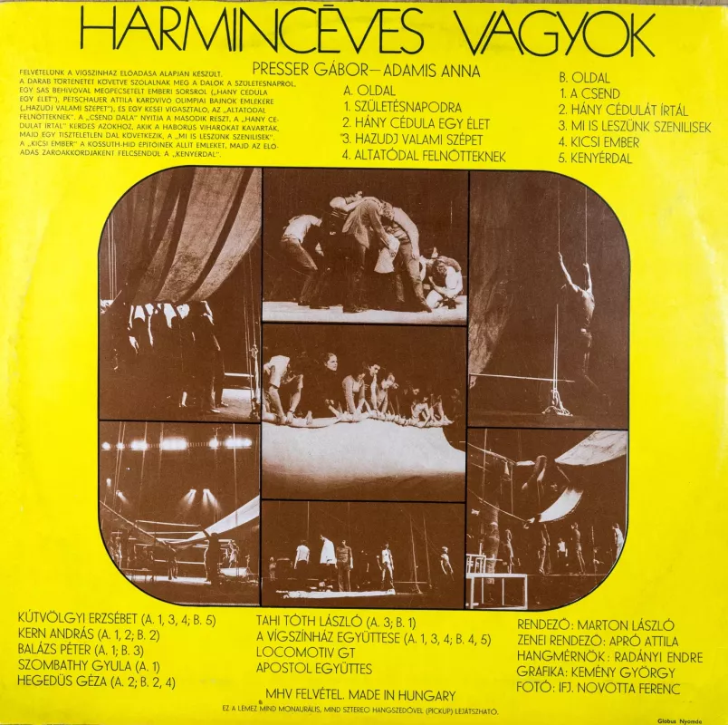 Presser gabor, Adamis Anna. Harmincéves vagyok - Presser gabor, Adamis Anna, plokštelė 3