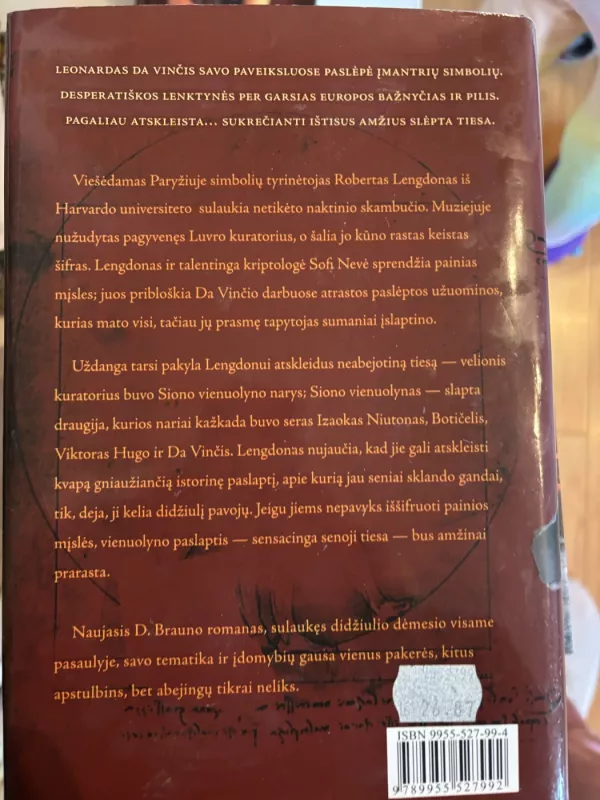 Da Vinčio kodas - Dan Brown, knyga 3