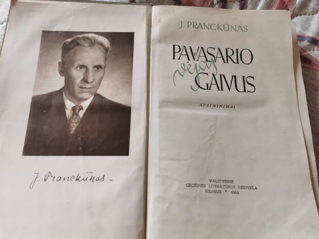 Pavasario vėjas gaivus - J. Pranckūnas, knyga 3