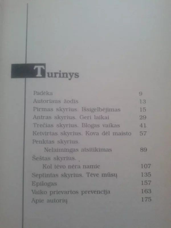 Vaikas be vardo - Deivas Pelzeris, knyga 5