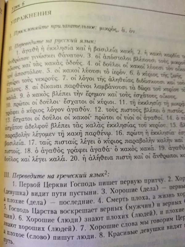Graikų kalbos Vadovėlis. Naujas Testamentas - Dž.Grešem Meičen, knyga 6