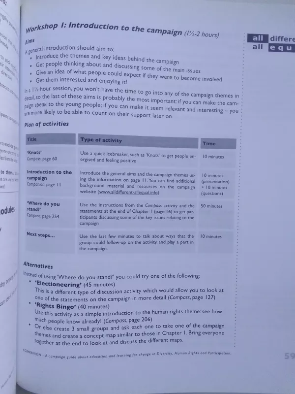 Companion - A campaign guide about education and learning for change in Diversity, Human Rights and Participation (2007) - Autorių kolektyvas, knyga 6