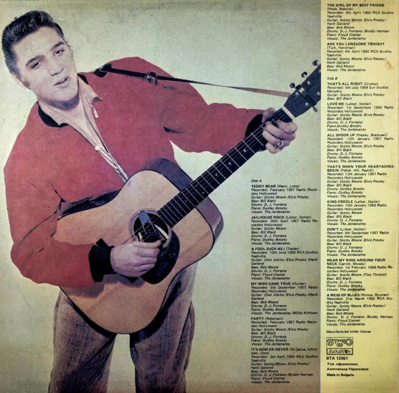 Elvis - Elvis Presley, plokštelė 3