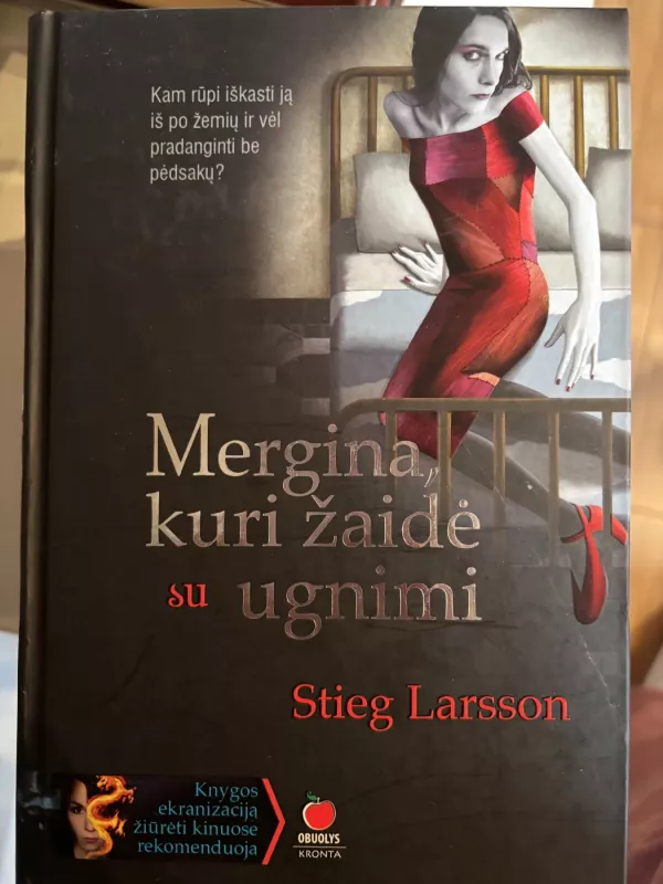 Mergina, kuri žaidė su ugnimi - Stieg Larsson, knyga 2