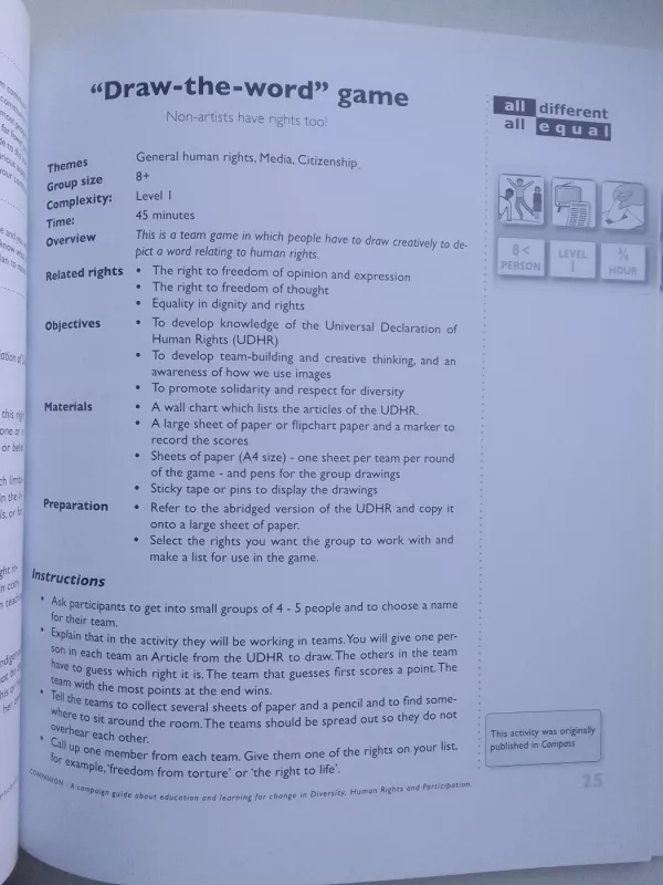 Companion - A campaign guide about education and learning for change in Diversity, Human Rights and Participation (2007) - Autorių kolektyvas, knyga 5