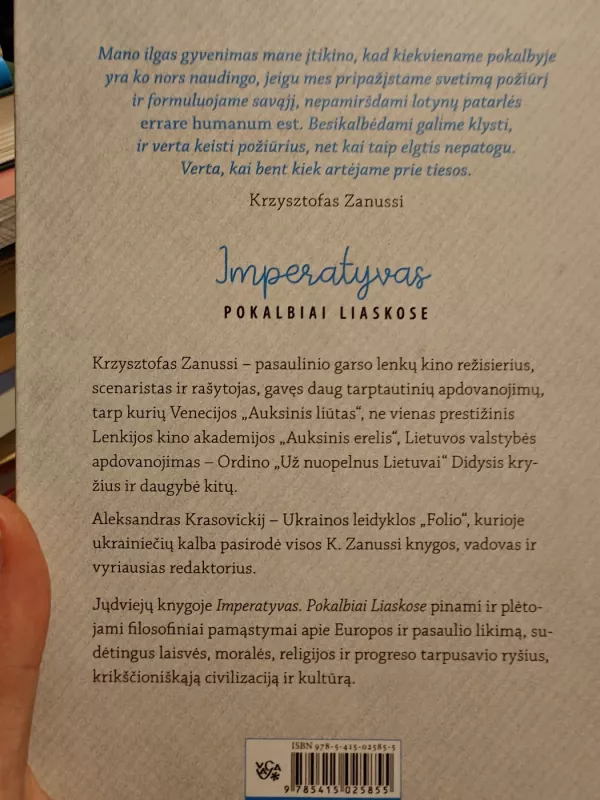 Imperatyvas: Pokalbiai Liaskose - Krysztoi Zanussi, knyga 2