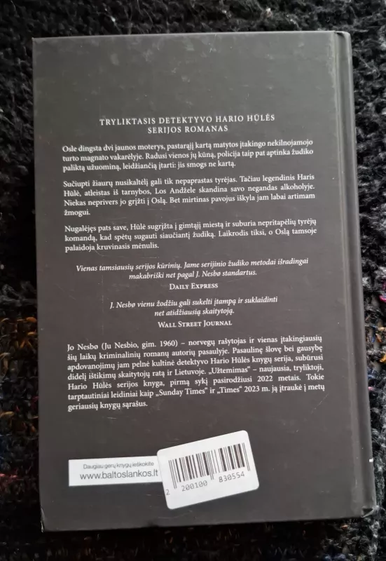 Užtemimas - Jo Nesbø, knyga 3