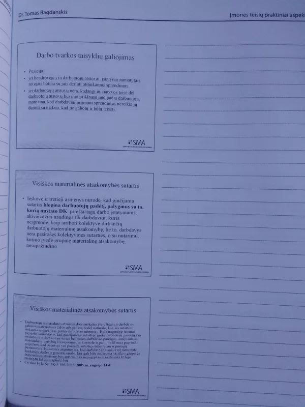 Įmonės teisių praktiniai aspektai: konferencija-forumas - Kęstutis Puščius, Tomas Bagdanskis, Jūratė Kapočiūtė, Karolis Smaliukas, Jurga Gradauskaitė, knyga 5