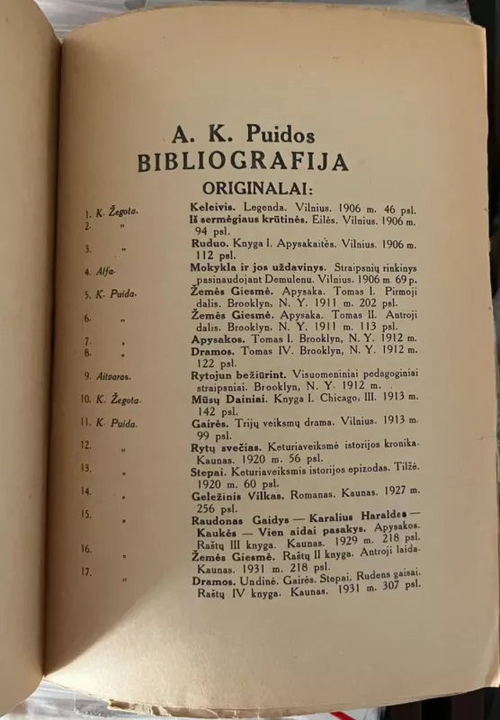 Dramos - A.K. Puida, knyga 4