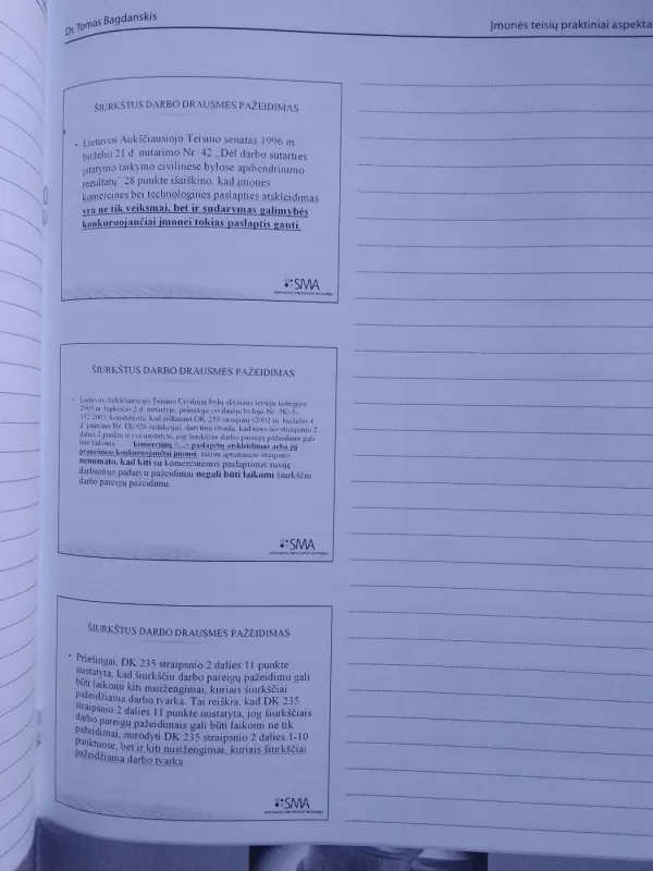 Įmonės teisių praktiniai aspektai: konferencija-forumas - Kęstutis Puščius, Tomas Bagdanskis, Jūratė Kapočiūtė, Karolis Smaliukas, Jurga Gradauskaitė, knyga 4