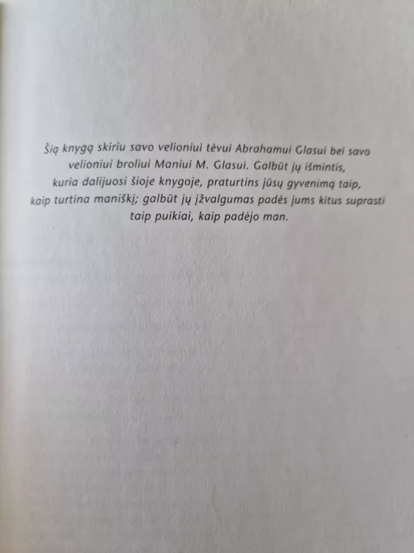 Žinau, ką galvoji - Lillian Glass, knyga 3