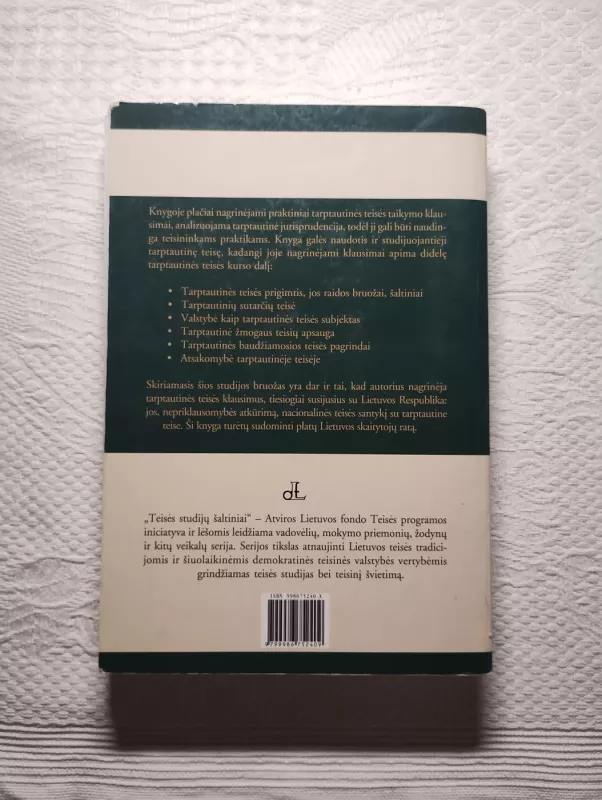 Tarptautinė teisė - Vilenas Vadapalas, knyga 3