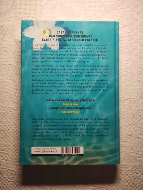 Mes pradedame iš naujo - Coleen Hoover, knyga 3