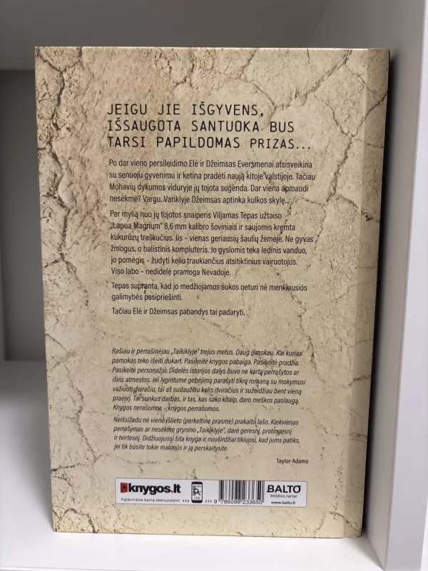 Taikiklyje - Taylor Adams, knyga 3