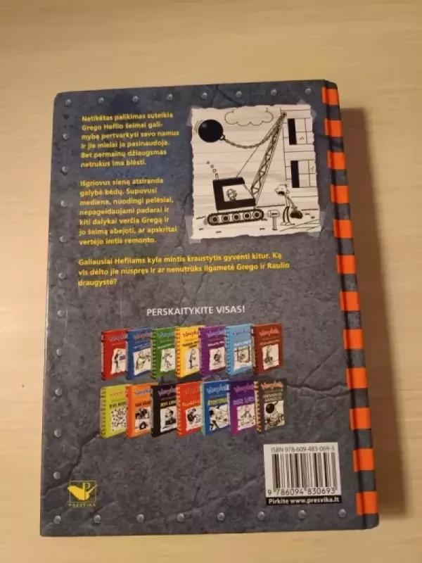 Nevykėlio dienoraštis 14 - Jeff Kinney, knyga 3