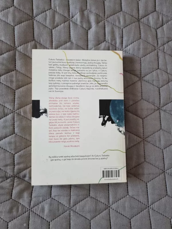 Bespalvis Cukuru Tadzakis ir jo klajonių metai - Haruki Murakami, knyga 4