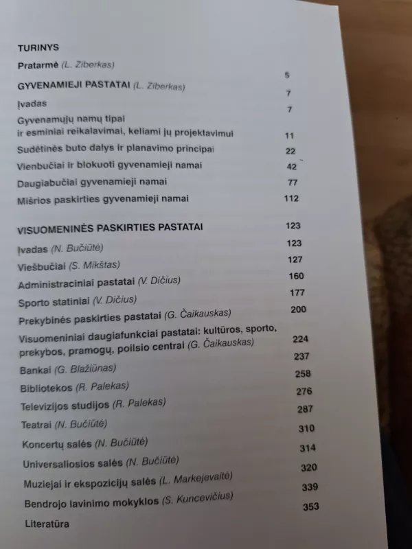 Pastatų tipologija. Pirmoji dalis - Gintautas Blažiūnas, Nijolė Bučiūtė, Gintaras Čeikauskas, Vytautas Dičius, Sigitas Kuncevičius, Lada Makejevaitė, Saulius Mikštas, Rolandas Palekas, Leonidas Ziberkas Gintautas Blažiūnas, Nijolė Bučiū, knyga 3