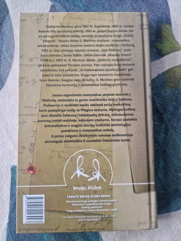 Oksfordo nusikaltimai - Guillermo Martinez, knyga 4
