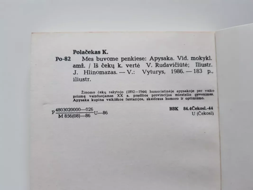 Mes buvome penkiese - Karelas Polačekas, knyga 3