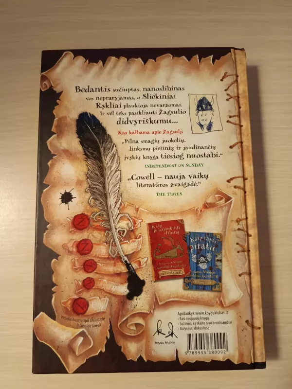 Kaip kalbėtis su slibinais - Cressida Cowell, knyga 5