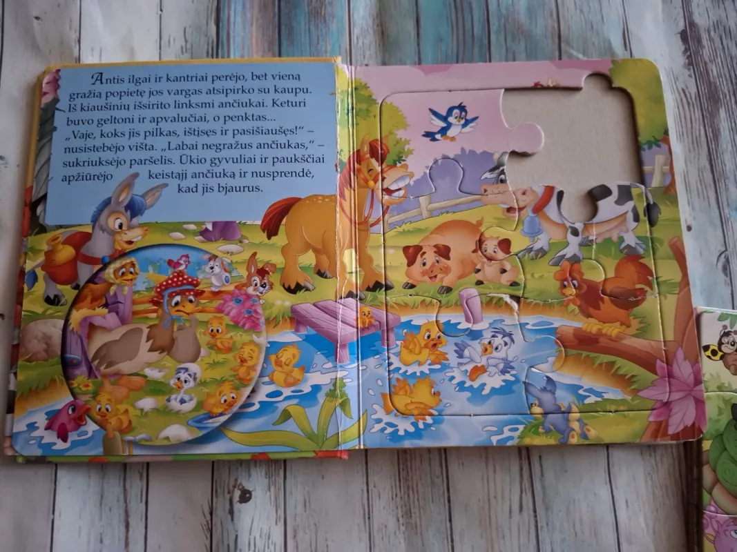 Bjaurusis ančiukas. Dėlionių knyga - author nera, knyga 6