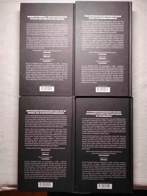 Mano kova 1-4 dalys - Karl Ove Knausgård, knyga 4