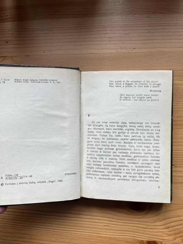 Uraganas - Migelis Anchelis Asturijas, knyga 3