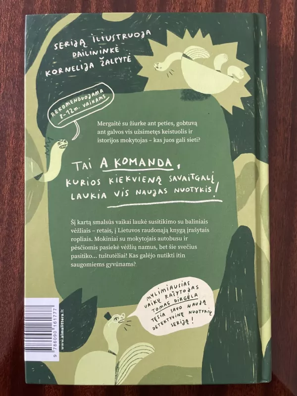 A komanda ir nykstantys vėžliai - Tomas Dirgėla, knyga 4