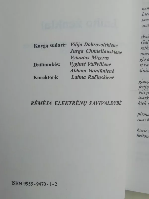 Laiko ženklai (Elektrėnų savivaldybės literatų kūrybos almanachas) - Autorių Kolektyvas, knyga 6