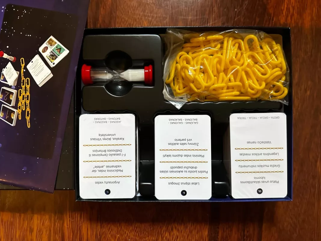 Auksinis protas. Grandinėlės - , stalo žaidimas 3