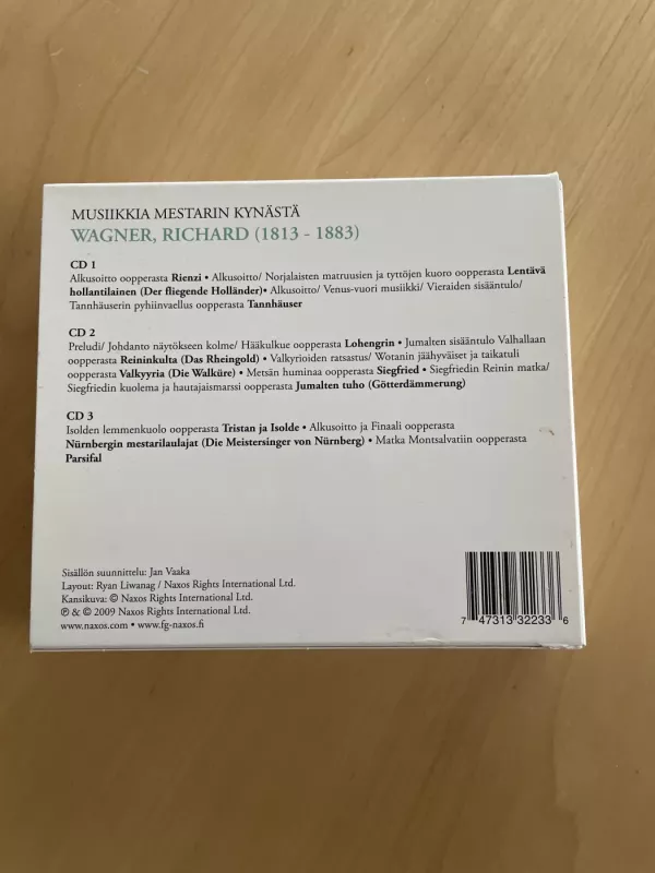 Musiika Mestarin Kynasta 3 CD - Richard Wagner, plokštelė 2